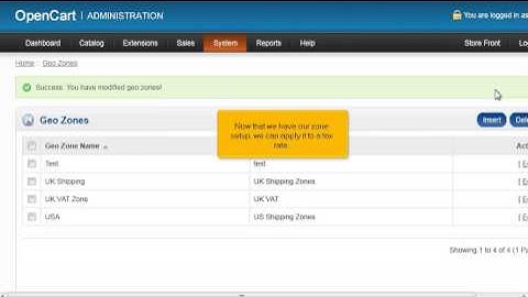 How to change tax rates in OpenCart