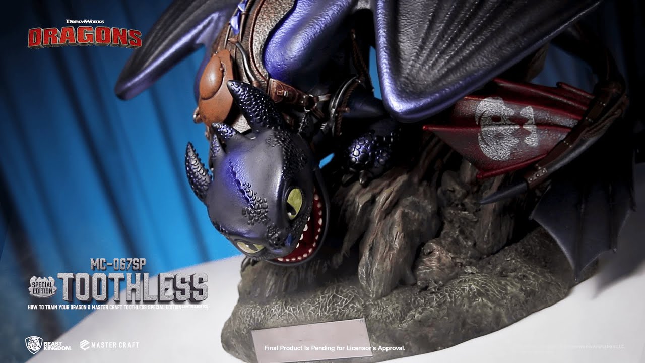 Beast Kingdom/MC-067SP #toothless Master Craft from #httyd 2