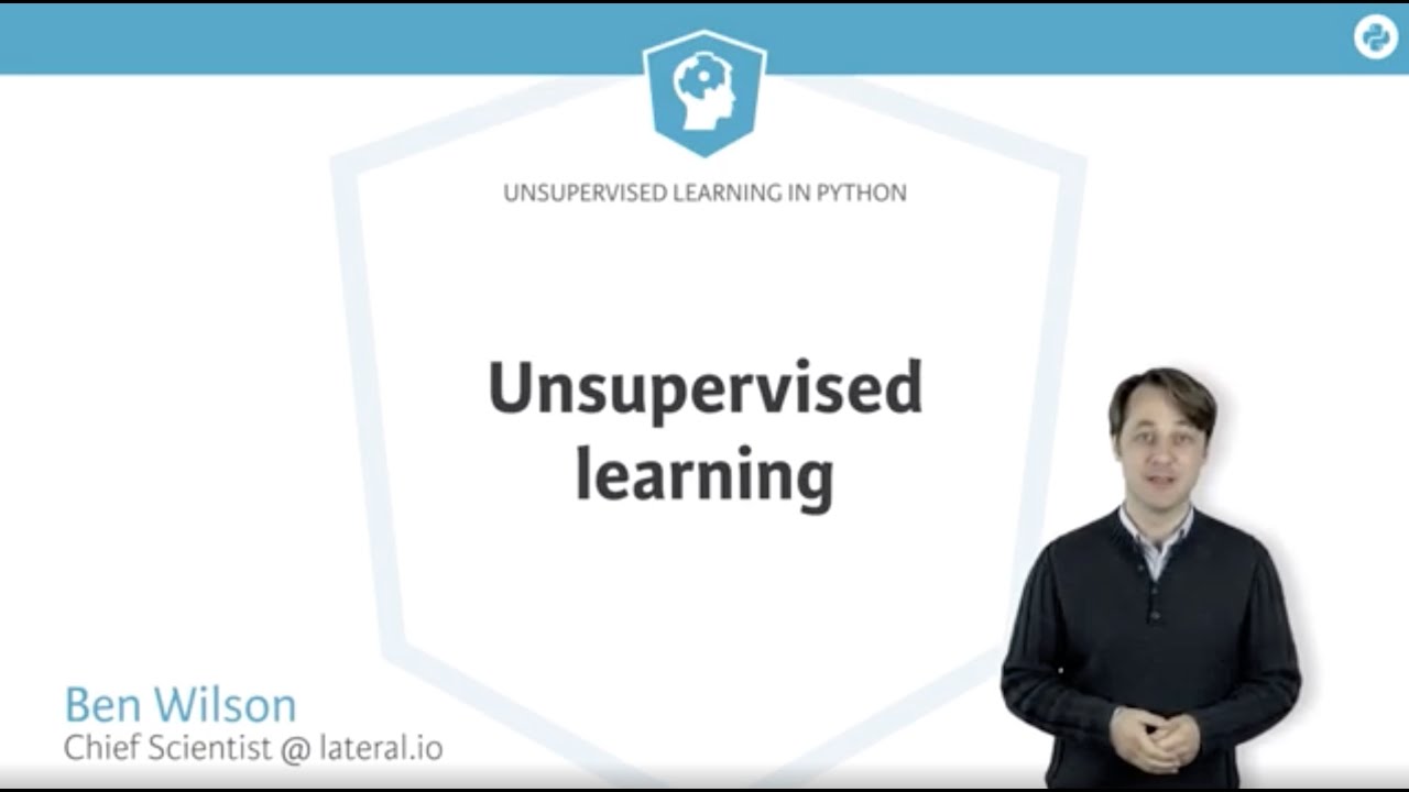 unsupervised learning example python