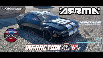 Arrma Infraction Max 6 G2 8S Challenger SRT Speed Test