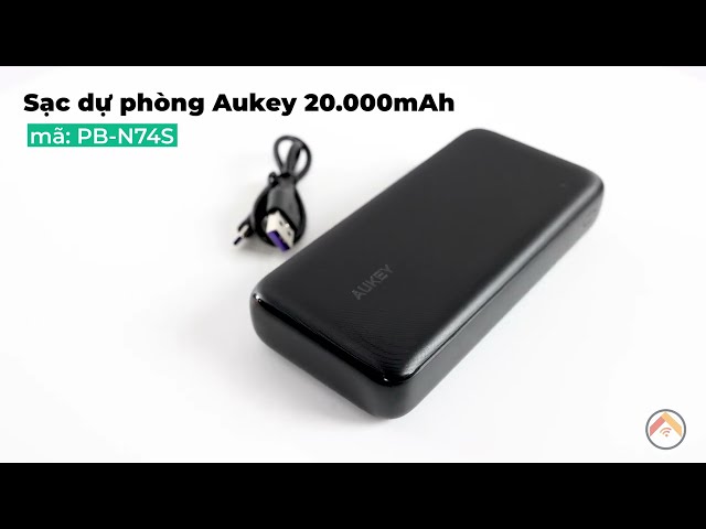 [#shortclip360 độ] Pin sạc dự phòng Aukey PB-N74S 20.000mAh | Sạc nhanh 3.0