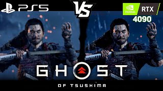 Ghost of Tsushima Director's Cut - Playstation5 vs PC RTX 4090 - Graphics Comparison