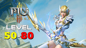 MU ORIGIN 3 - Archer Level 50-80 Gameplay (Bluestacks/Android/IOS)