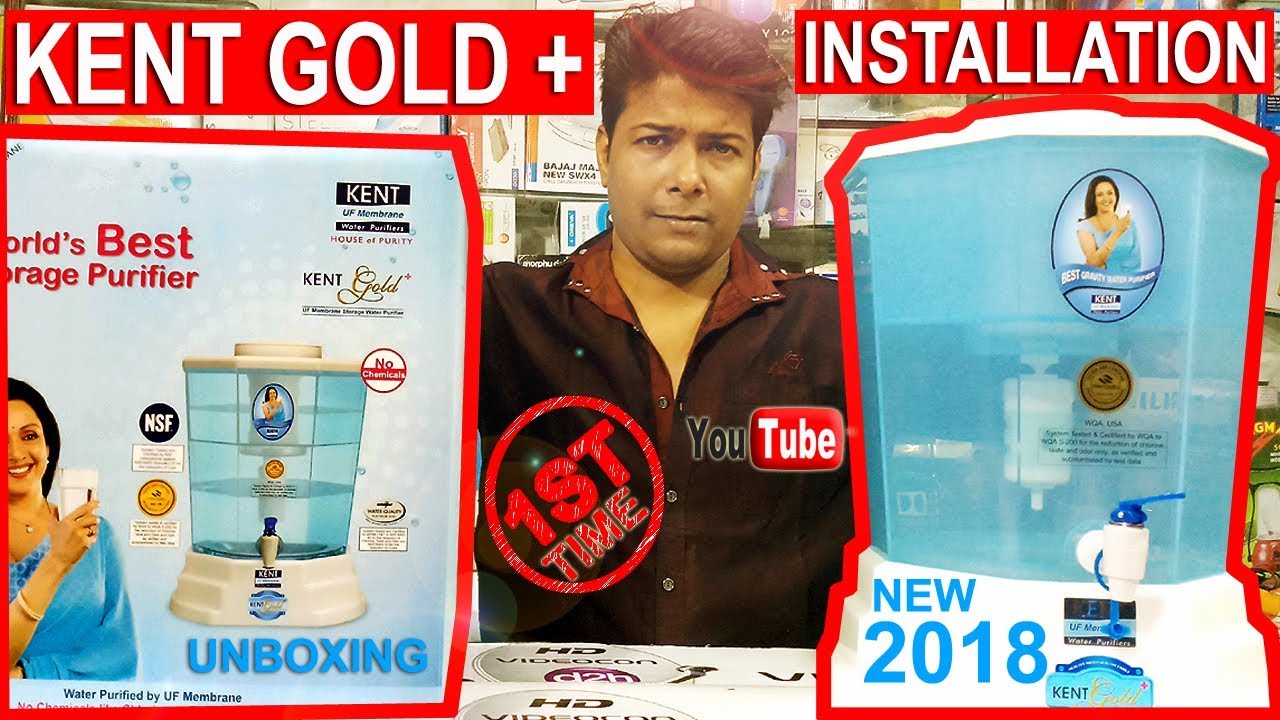Kent Gold Plus Water Purifier Unboxing and Installation 2021 Soumens Tech YouTube