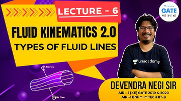 Types of Fluid Lines | Fluid Kinematics 2.0  | GATE-2022/2023 | By AIR-1 #NegiSir