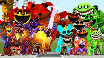 ALL EVOLUTION OF FORGOTTEN MECHATITAN SMILING CRITTERS POPPY PLAYTIME CHAPTER 3 IN Garry