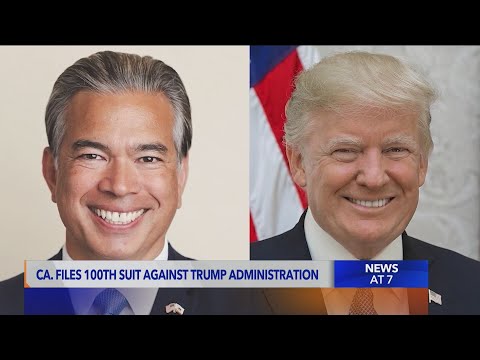 California SUES the TRUMP Administration for the 100TH time and the Trump Administration Sues Back