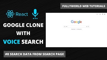 #8 Search Data From Search Page | React Js Google Clone With Voice Search
