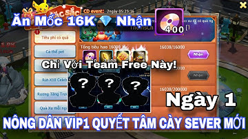 Poke Đại Chiến | Nông Dân Ngày 1: Tiêu Phí Mốc 16K Xu Nhận Ngay 400 Đĩa Skill Chỉ Với Team Free