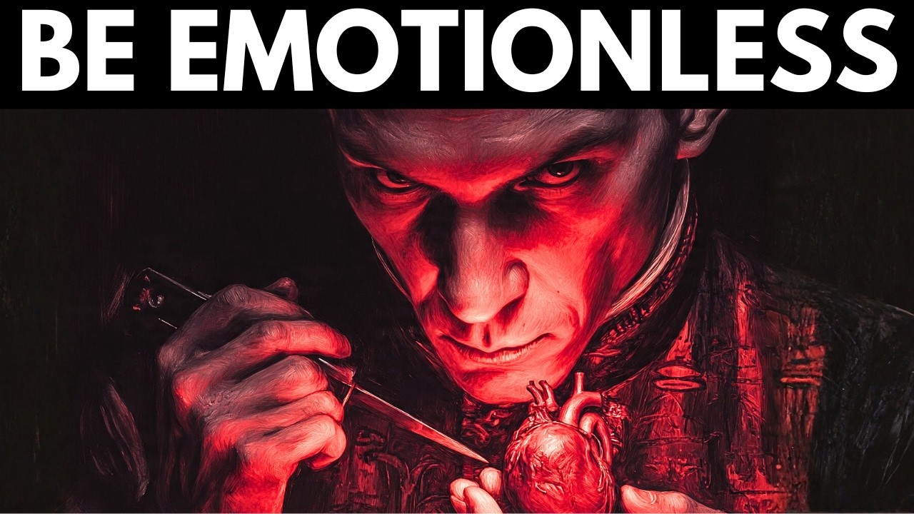 Be emotionless, feel nothing it’s the key to controlling everything | Machiavelli