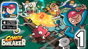 Comix Breaker - Gameplay Walkthrough Part 1 - Tutorial (Android, iOS)