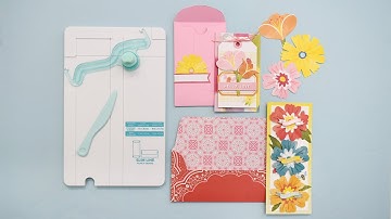 Slimline Card Punch Board Overview and Project Video