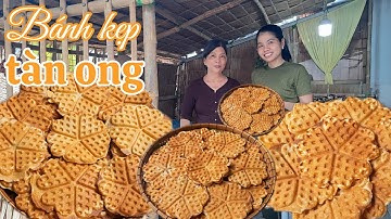 Bánh kẹp tàn ong với công thức đơn giản dễ làm - món bánh tuổi thơ của biết bao người