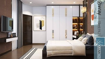 Sketchup V-Ray 5 Tips Find Your Fast Render Setting, interior Rendering How to Add Light #86