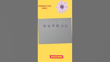 Rutvi name art drawing calligraphy #shorts #viral