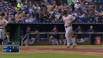 DET@KC: Davis lines an RBI single to left-center