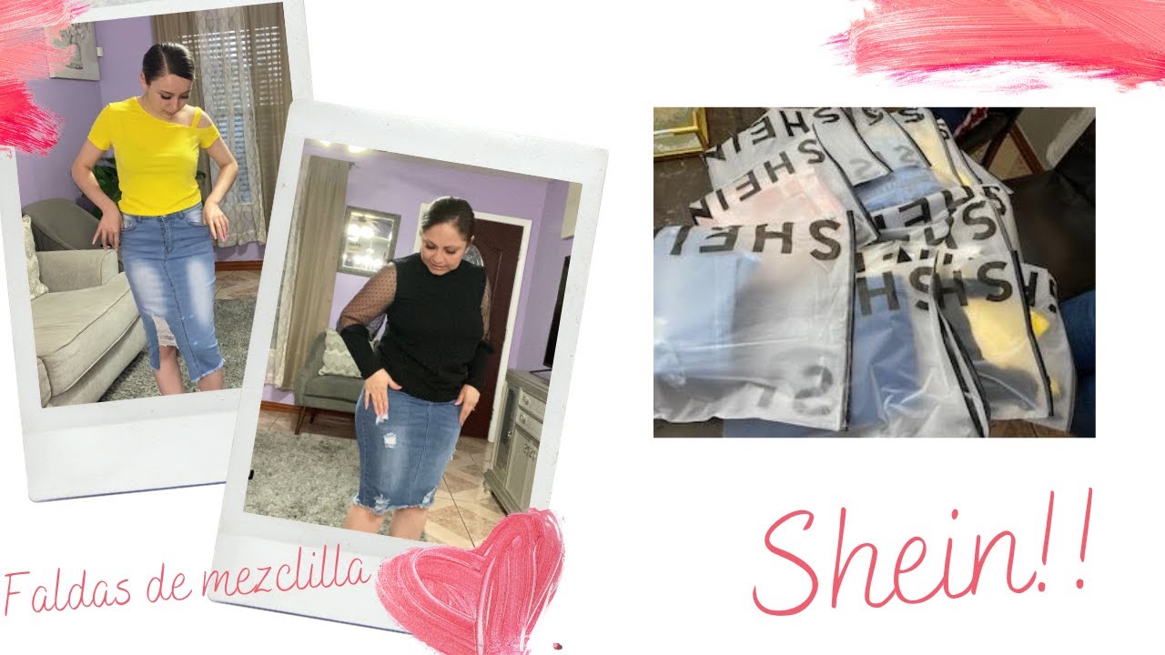 🔥SHEIN HAUL ROPA FALDAS DE MEZCLILLA 🌞VERANO 2020🌞 - YouTube