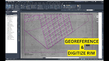 How to Georeference and Digitize Registry Index Map (RIM) in AutoCAD Civil 3D