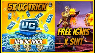 5X UC TRICK / NEW UC EVENT AND DISCOUNT / GET FREE IGNIS X SUIT / NEW PREMIUM CRATE OPENING ( BGMI ) screenshot 5