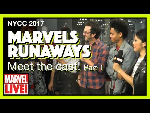 Cast of Marvel’s Runaways (Part 1) -- Marvel LIVE! NYCC 2017