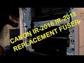 Canon ir2016 ir2018 replacement fuser