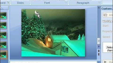 Lecture No 6 MS Power Point 2007 Trainings in Urdu