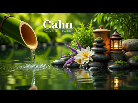 Healing Piano with Flowing Water Sounds 🌿 Insomnia Relief, Calm Anxiety & Depression, Deep Sleep