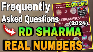 𝗥𝗗 𝗦𝗛𝗔𝗥𝗠𝗔 𝗖𝗹𝗮𝘀𝘀 𝟭𝟬 𝗠𝗮𝘁𝗵𝘀 𝗥𝗘𝗔𝗟 𝗡𝗨𝗠𝗕𝗘𝗥𝗦 𝗠𝗼𝘀𝘁 𝗜𝗺𝗽𝗼𝗿𝘁𝗮𝗻𝘁 𝗤𝘂𝗲𝘀𝘁𝗶𝗼𝗻𝘀 𝗪𝗶𝘁𝗵 𝗘𝘅𝗮𝗺𝗽𝗹𝗲𝘀 | 𝗖𝗹𝗮𝘀𝘀 𝟭𝟬 𝗕𝗼𝗮𝗿𝗱𝘀 𝟮𝟬𝟮𝟱
