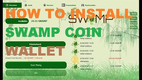 How to Setup SWAMPCOIN Wallet