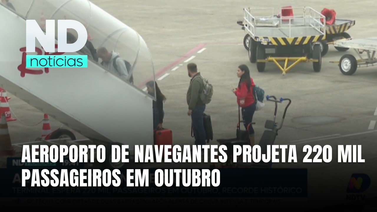 Oktoberfest impulsiona movimento e Aeroporto de Navegantes prevê recorde