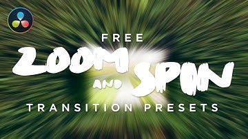 [New In 2022 : Saving And Using Power Bins] Free Zoom & Spin Transitions | DaVinci Resolve 17