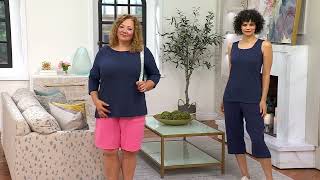 Denim & Co. Essentials So Soft Jersey Variety 3-Pack Tops on QVC