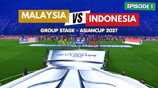 MALAYSIA vs TIMNAS INDONESIA | TARUNG TETANGGA PANAS‼️ ASIAN CUP 2027 | eFOOTBALL PES 2021