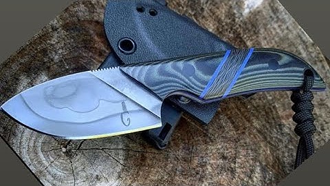 How to make multi piece knife handle scales.