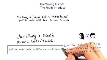 Unfriend a Friend - Intro to Java Programming