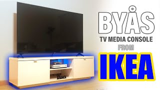 IKEA - BYAS TV MEDIA CONSOLE - UNBOX AND ASSEMBLY