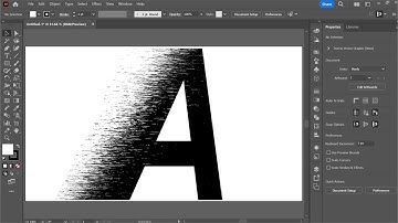 How to apply dispersion effect in Adobe Illustrator | Dispersion Text Effect | Abaid Graphic Studio