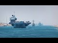 UK Carrier Strike Group Suez Canal transit