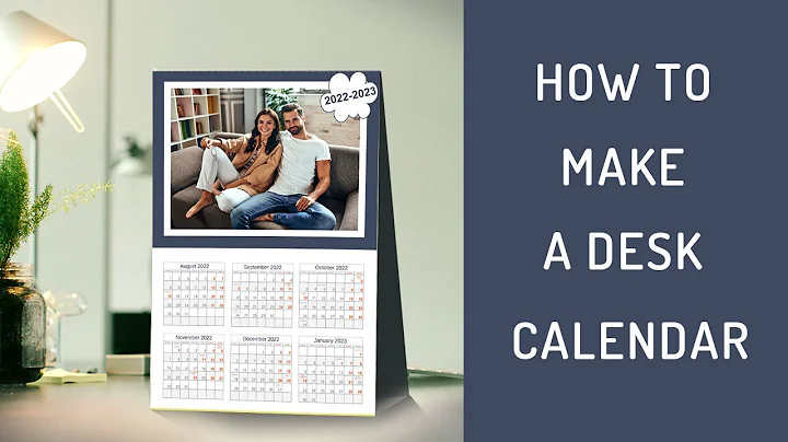 How to Make a Desk Calendar. Easy DIY Tutorial