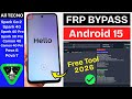 All Tecno Android 15 GOOGLE/FRP BYPASS (2026) | How To Remove Gmail Account | 100% Working Free Tool