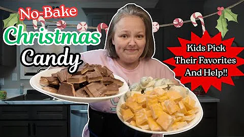 3 Favorite No Bake Christmas Candies || Creamsicle Fudge ~ Oreo Balls ~ Reese Fudge || Kids Help!