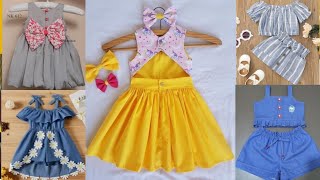 new kids Frocks design for summer/winter | latest baby girl Frock design for eid 2022 screenshot 5