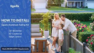 How to Install Egadis Aluminum Deck Railing Kit?