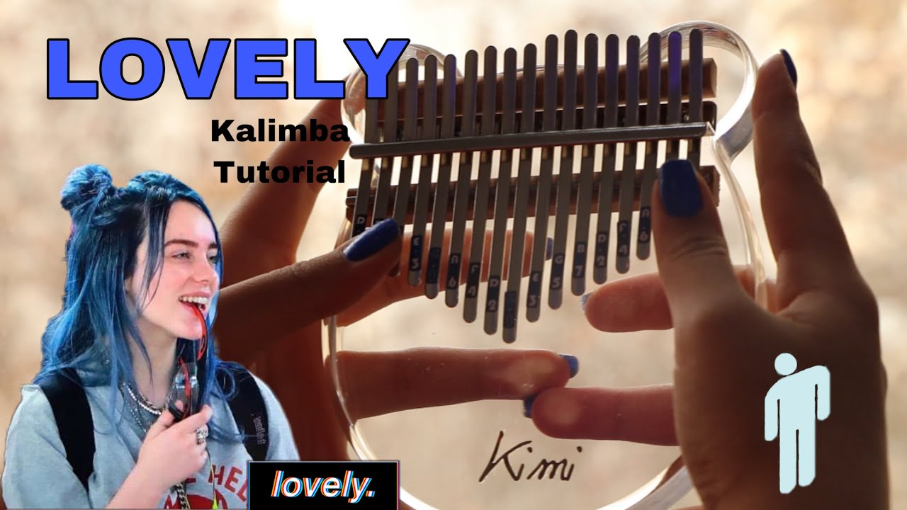 LOVELYBILLIE EILISH Kalimba Tutorial! with TABS & LYRICS YouTube