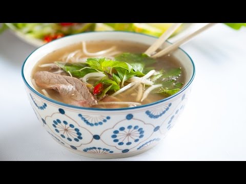 Homemade Vietnamese Beef Noodle Pho Soup Beef Pho Recipe-11-08-2015