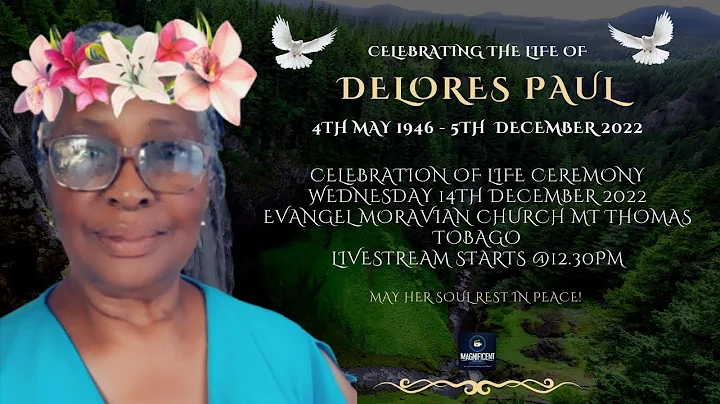 Celebrating the life of Delores Paul.