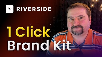 Apply Branding with One Click in Riverside.fm Brand Kit