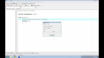 Programación en C++ (capítulo 2) - Primer programa "Hellow World"