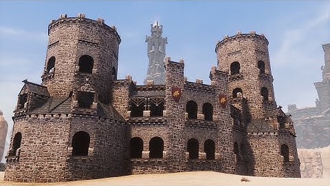 How To Build A Castle [ timelapse ] - Conan Exiles Age of Heroes