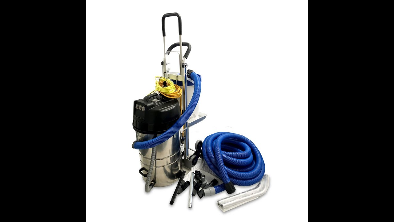 Clean Storm 20240510 335cfm HEPA Concrete vacuum slurry collector for Wood floor sanding, air Ducts